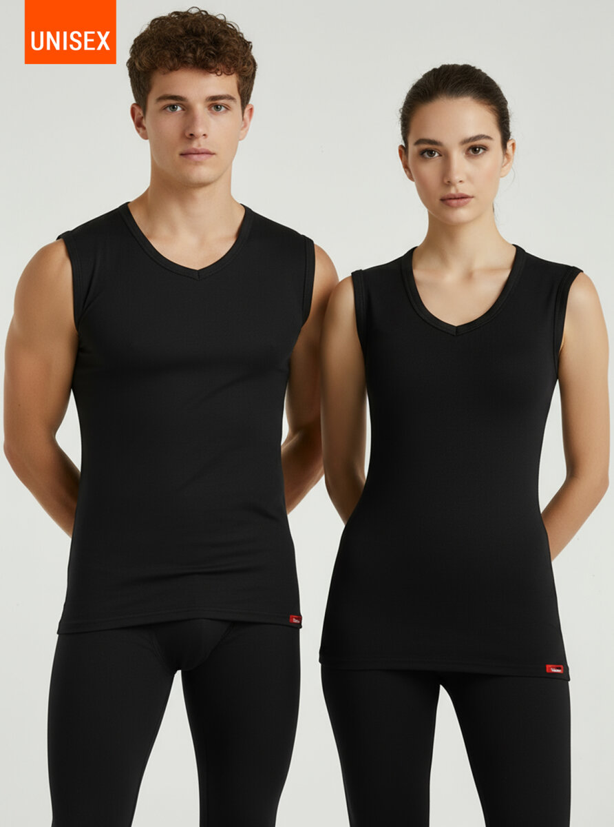 Unisex Termal Tişört 2. Seviye 9243 - Siyah - 10