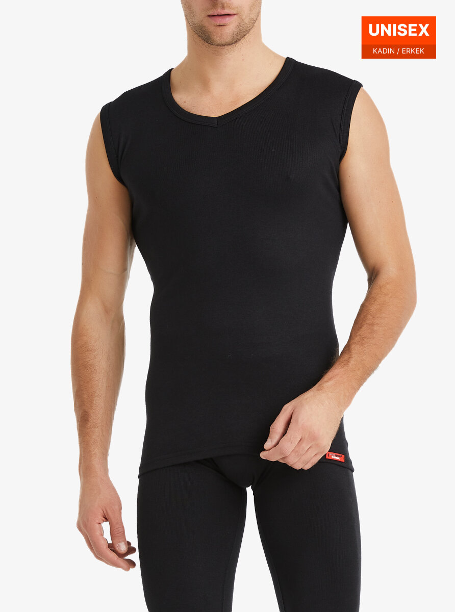 Unisex Termal Tişört 2. Seviye 9243 - Siyah