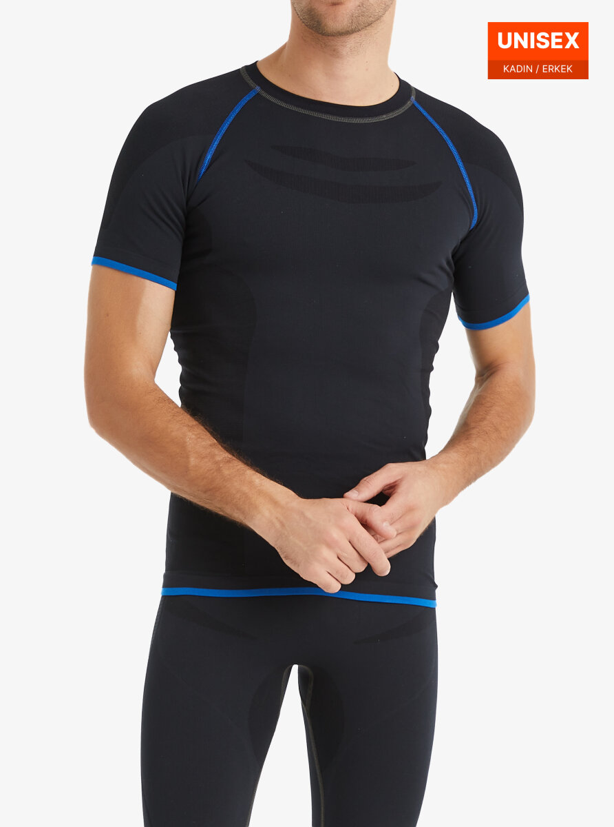 Unisex Termal Tişört Pro 2. Seviye 9570 - Antrasit - Blackspade