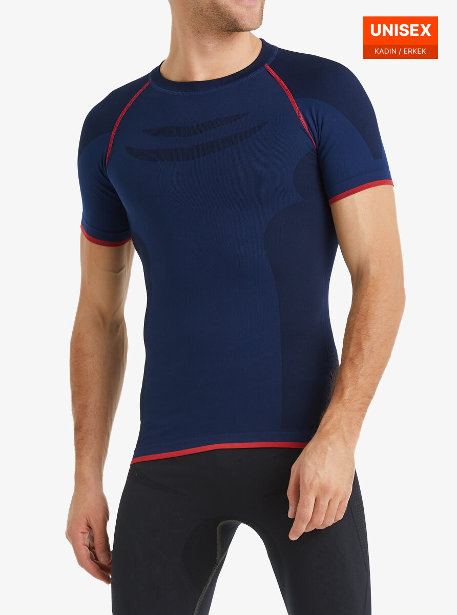 Unisex Termal Tişört Pro 2. Seviye 9570 - Lacivert - Blackspade