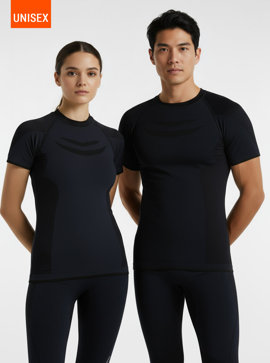 Unisex Termal Tişört Pro 2. Seviye 9570 - Siyah - 4