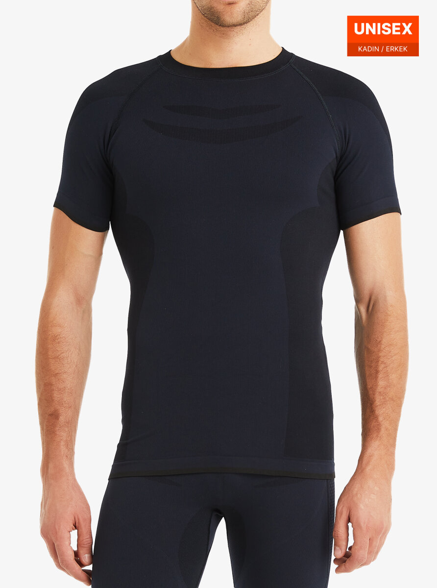 Unisex Termal Tişört Pro 2. Seviye 9570 - Siyah - Blackspade