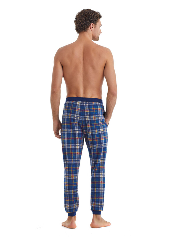 Erkek Termal Pijama Altı 40097 - Mavi - 2