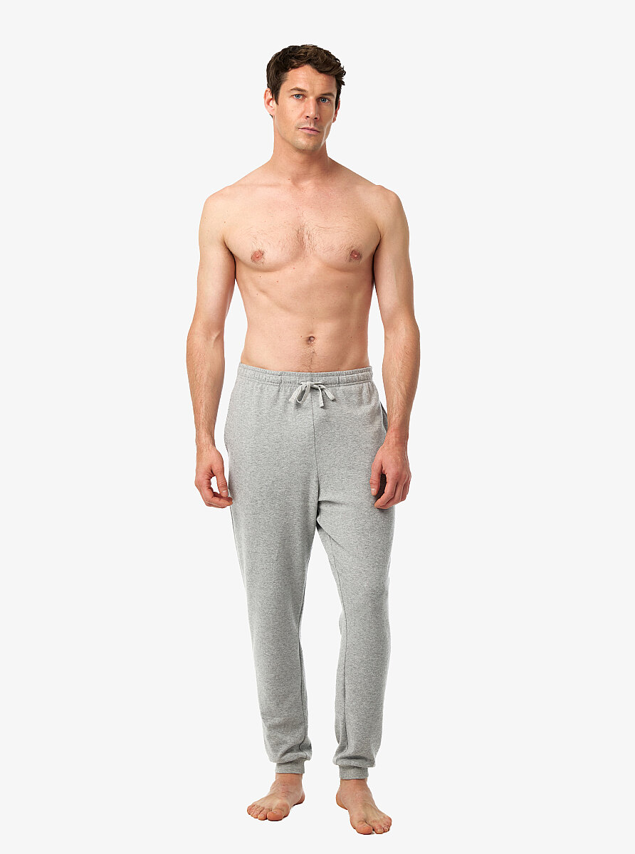 Erkek Termal Pijama Altı 40988 - Gri Melanj - 1