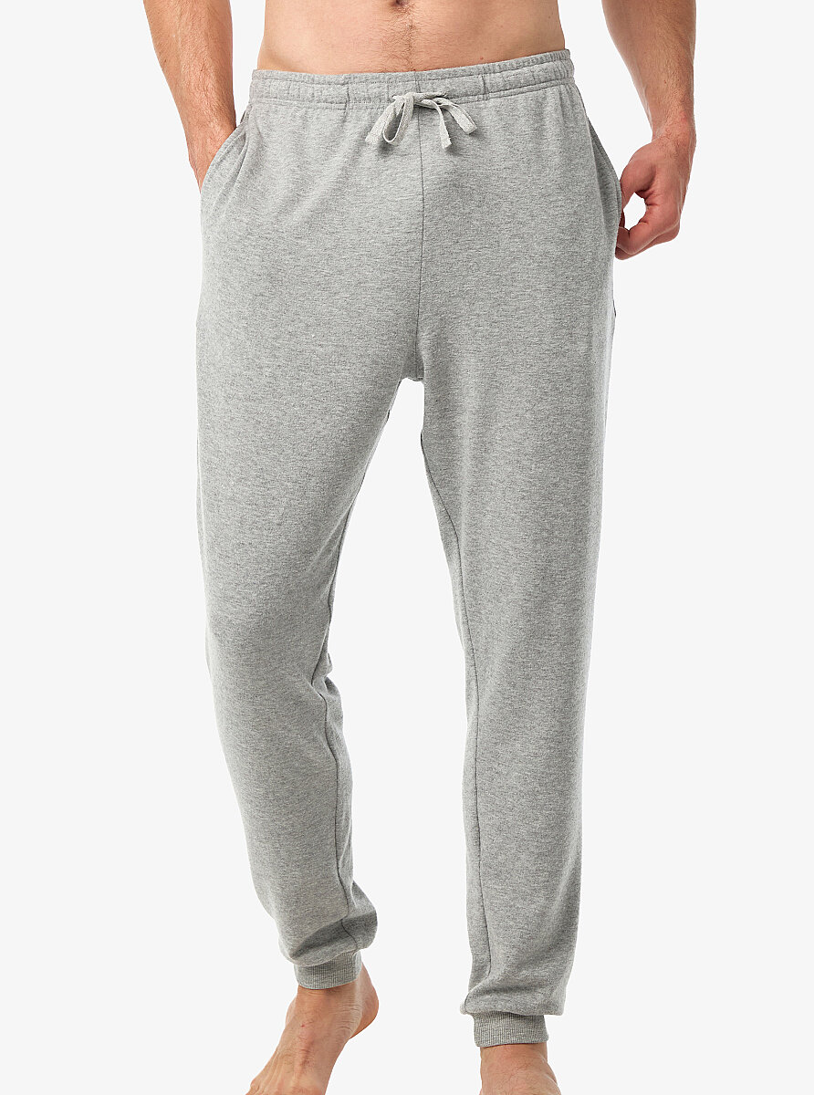 Erkek Termal Pijama Altı 40988 - Gri Melanj - 3