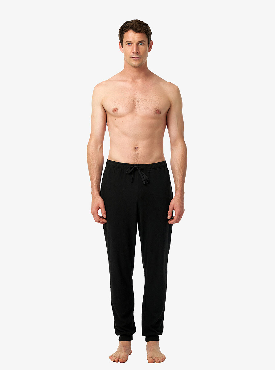 Erkek Termal Pijama Altı 40988 - Siyah - 1