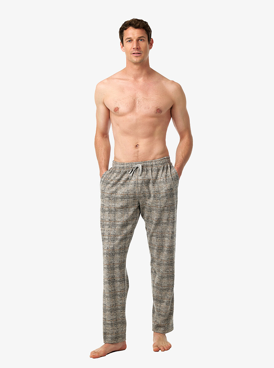 Erkek Termal Pijama Altı 40989 - Desenli - 1