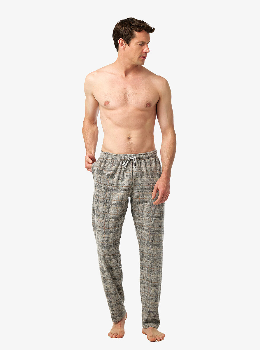 Erkek Termal Pijama Altı 40989 - Desenli - 2