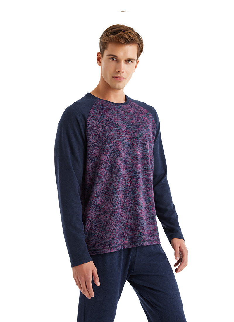 Erkek Termal Pijama Takımı 40582 - Desenli - 4