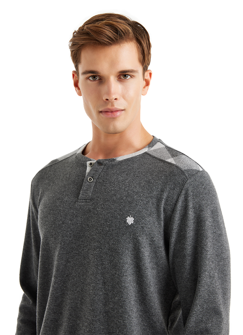 Erkek Termal Pijama Takımı 40602 - Gri - 5