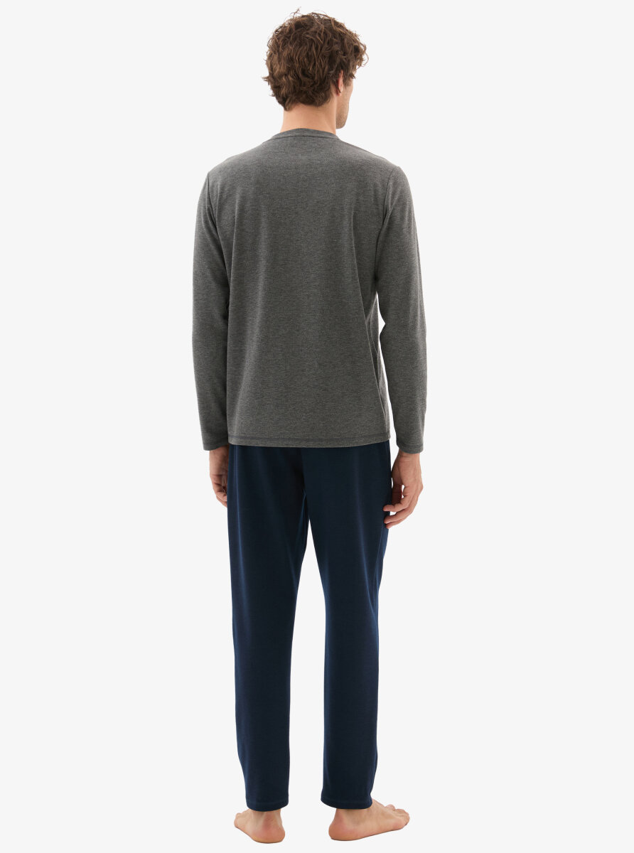 Erkek Pijama Takımı 40800 - Antrasit - Blackspade (1)
