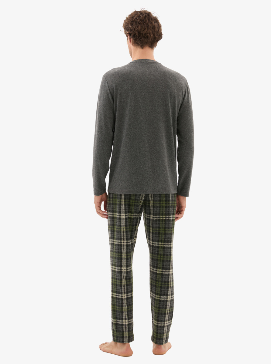 Erkek Termal Pijama Takımı 40803 - Antrasit - 2