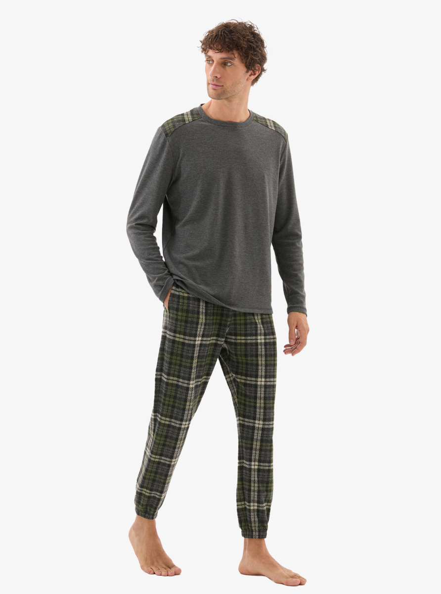 Erkek Termal Pijama Takımı 40804 - Antrasit - 3