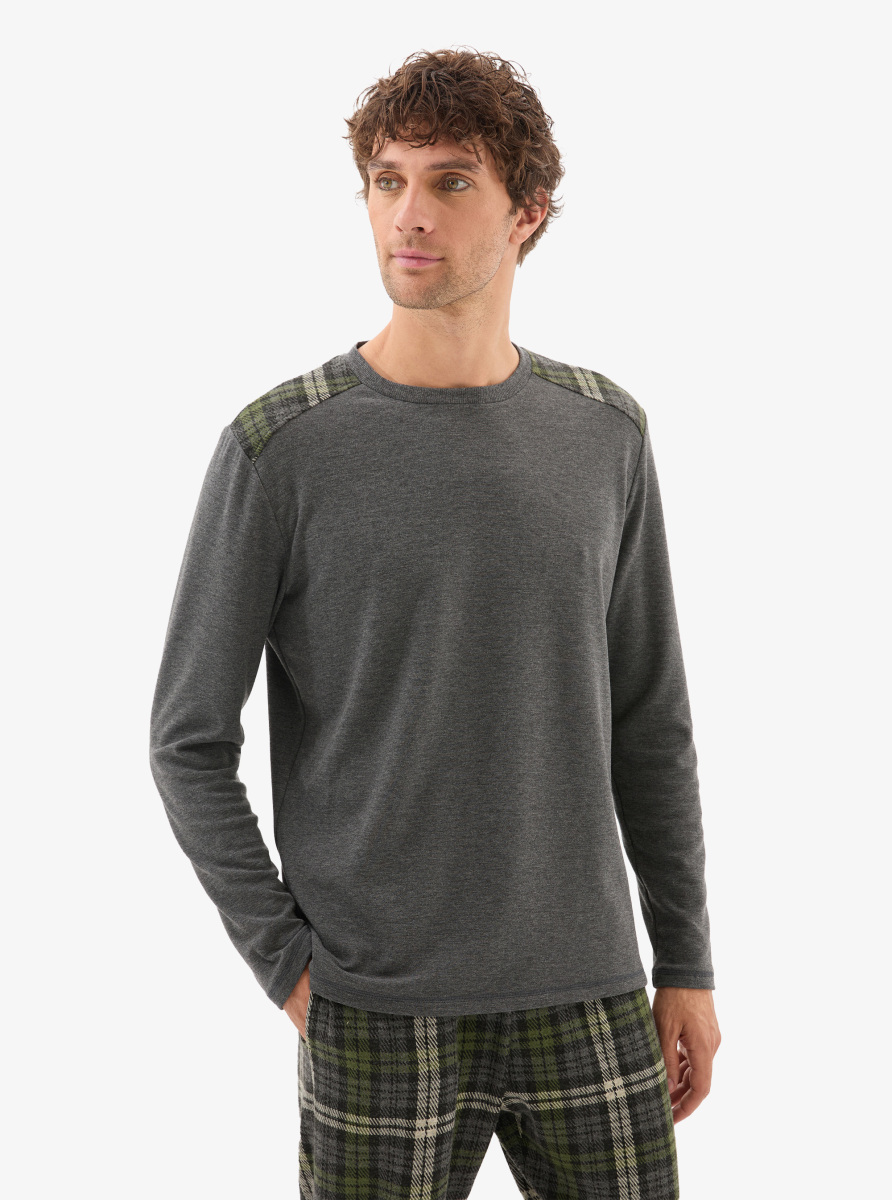 Erkek Termal Pijama Takımı 40804 - Antrasit - 4