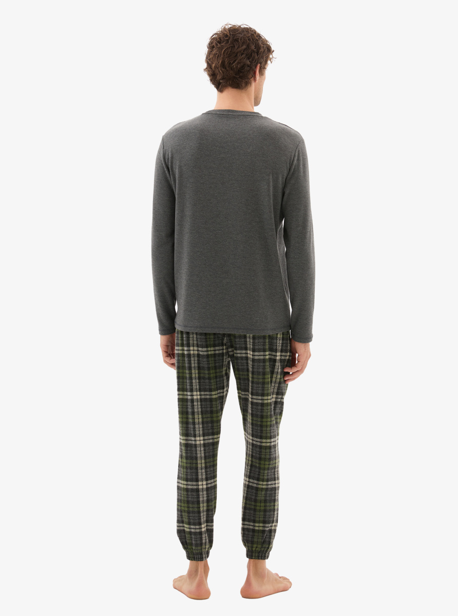 Erkek Termal Pijama Takımı 40804 - Antrasit - 2