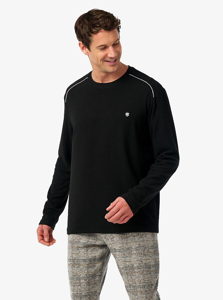 Erkek Termal Pijama Takımı 40985 - Siyah - 4