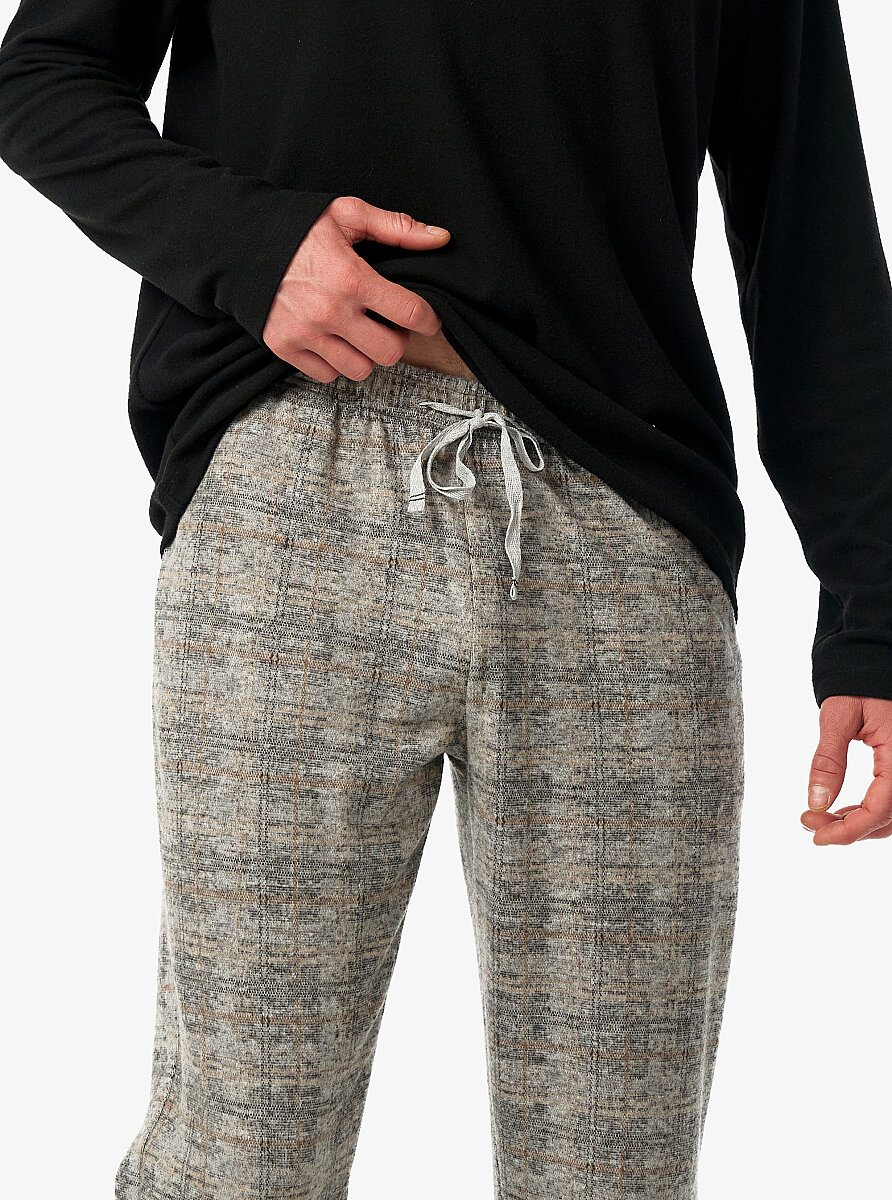 Erkek Termal Pijama Takımı 40985 - Siyah - 6