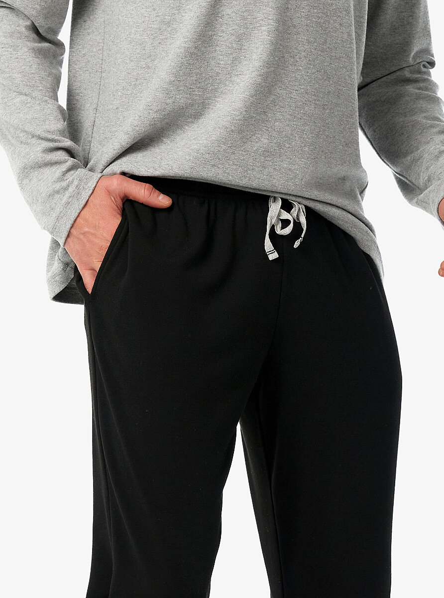 Erkek Termal Pijama Takımı 40986 - Gri Melanj - 6