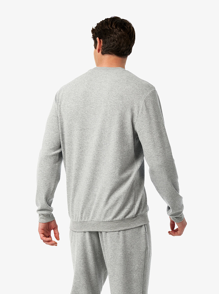 Erkek Termal Pijama Takımı 40987 - Gri Melanj - 5