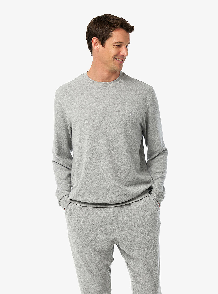 Erkek Termal Pijama Takımı 40987 - Gri Melanj - 4