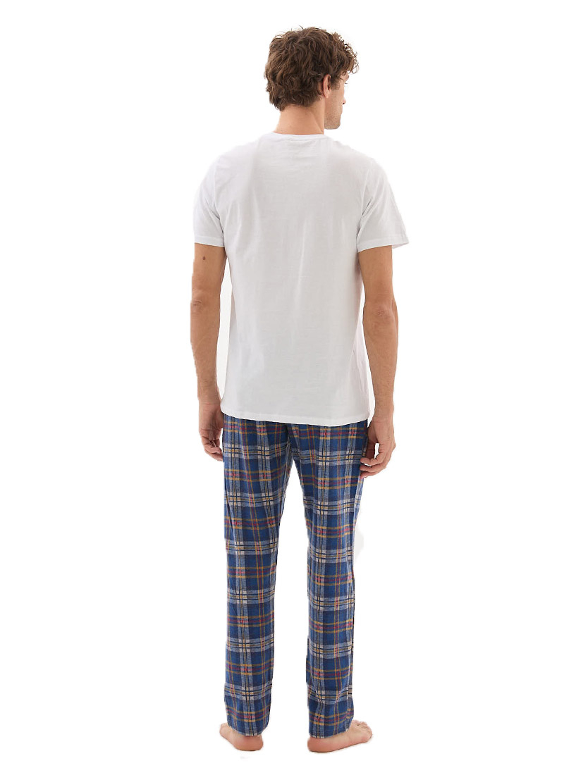 Erkek Termal Pijama Altı 40671 - Mavi - 2