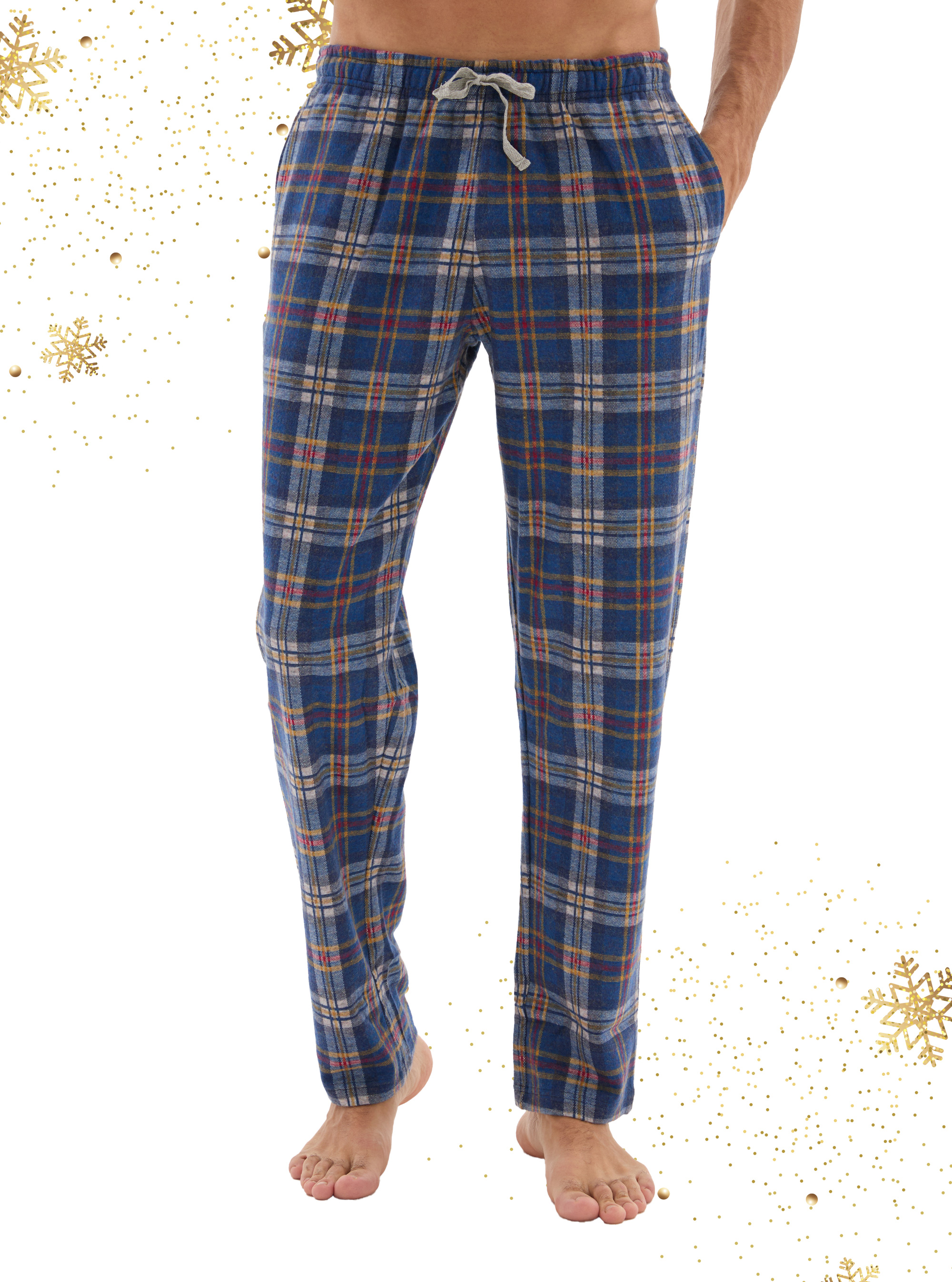 Erkek Termal Pijama Altı 40671 - Mavi - 3