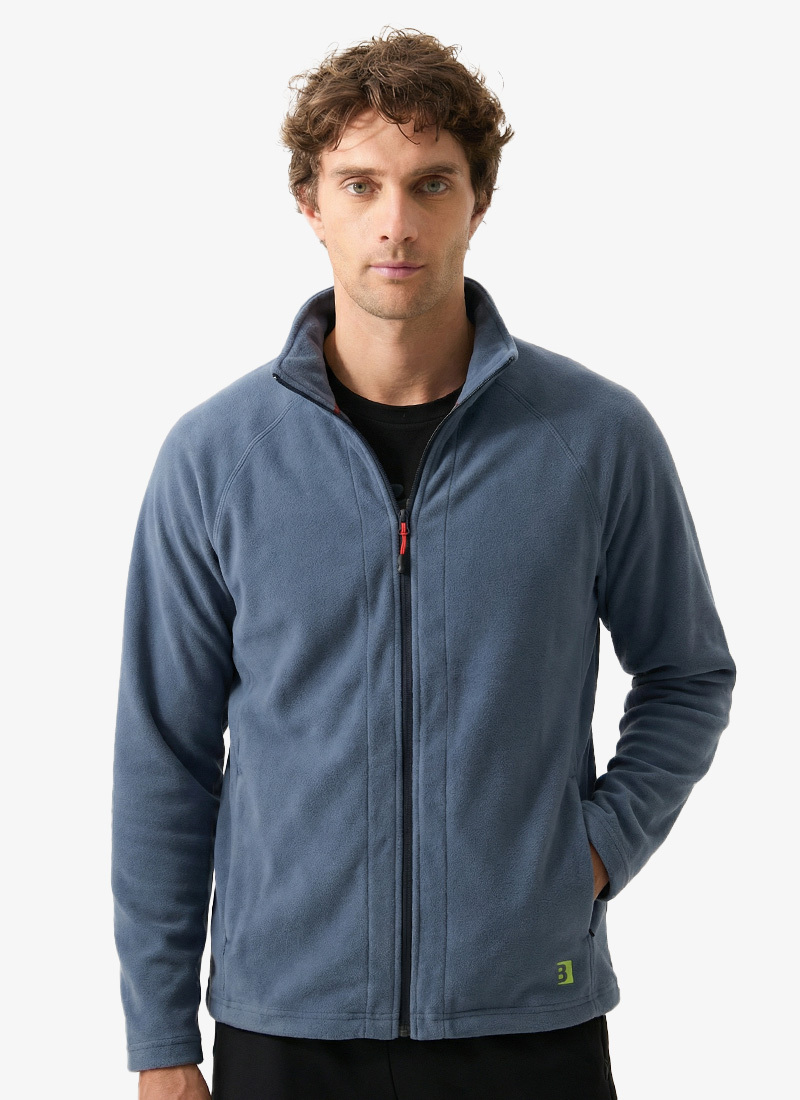Erkek Termal Polar Ceket 20022 - Mavi - 3