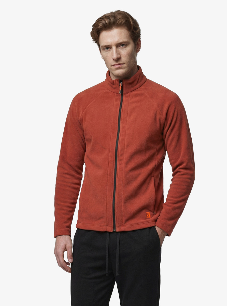 Erkek Termal Polar Ceket 20022 - Mürdüm - 4