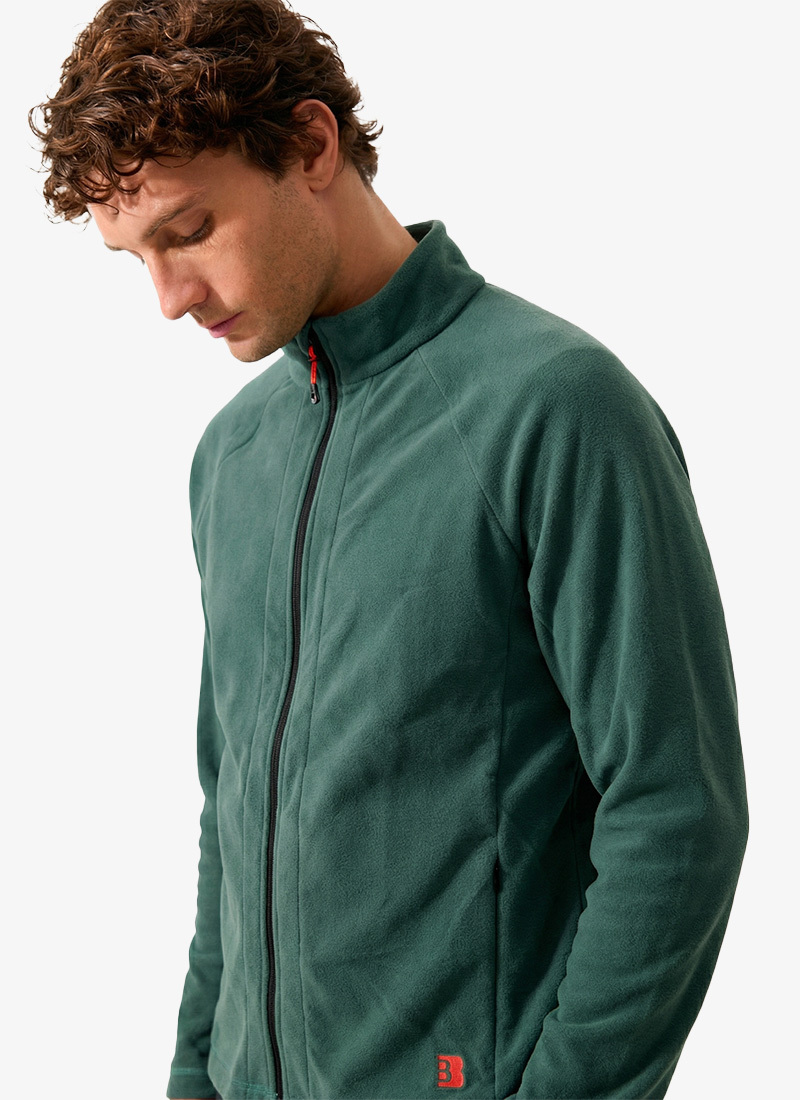 Erkek Termal Polar Ceket 20022 - Yeşil - 3