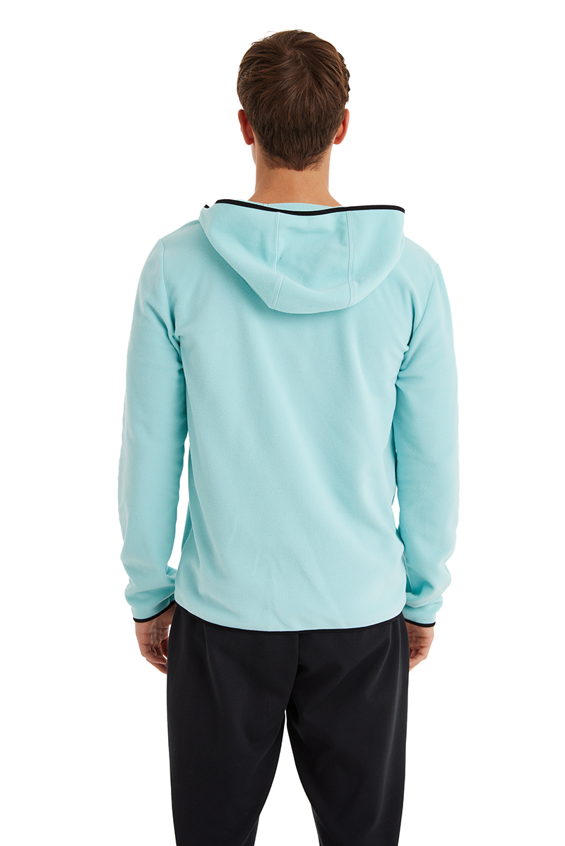 Erkek Termal Polar Sweatshirt 40662 - Mavi