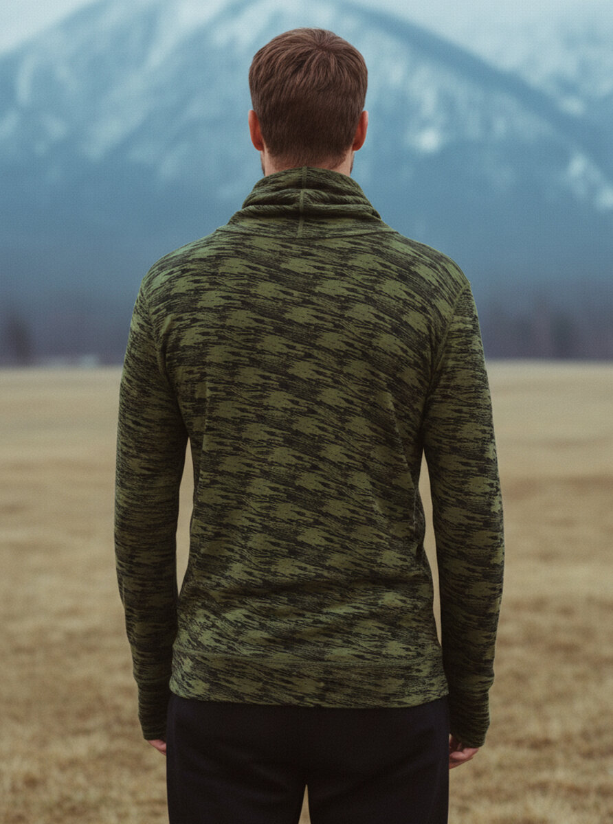 Erkek Termal Sweatshirt 2. Seviye 30703 - Baskılı - 2