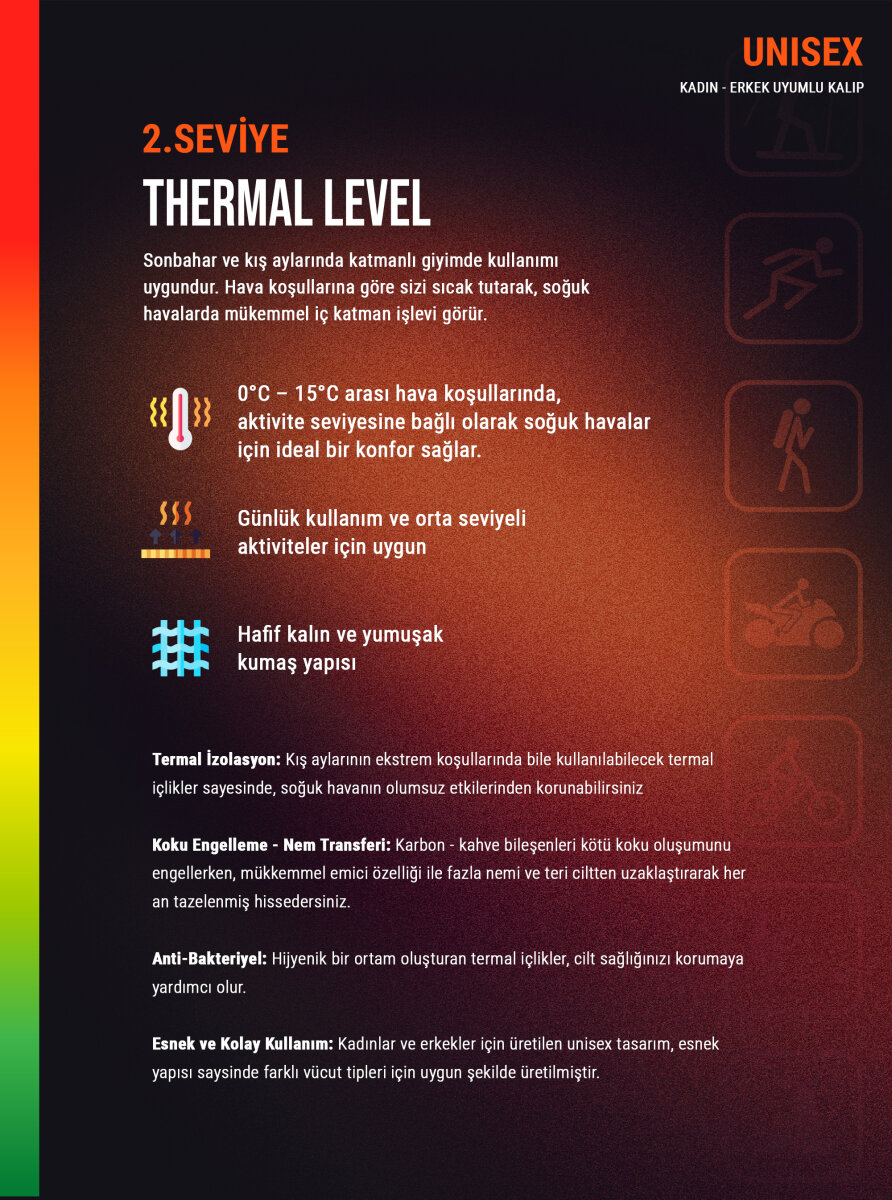 Erkek Termal Sweatshirt 2. Seviye 30703 - Baskılı - 4