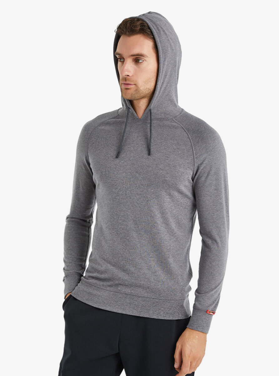 Erkek Termal Sweatshirt 2. Seviye 7468 - Gri Melanj - 3