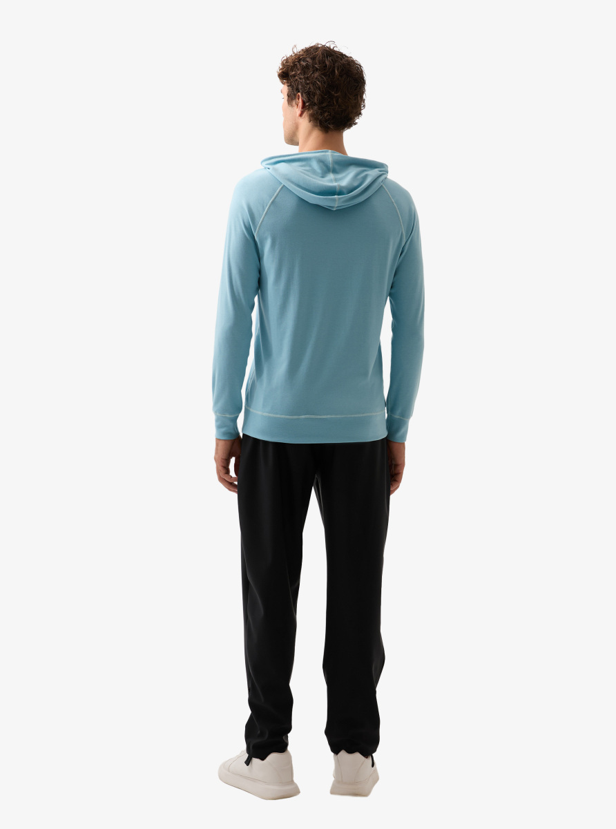 Erkek Termal Sweatshirt 2. Seviye 7468 - Mavi - 7