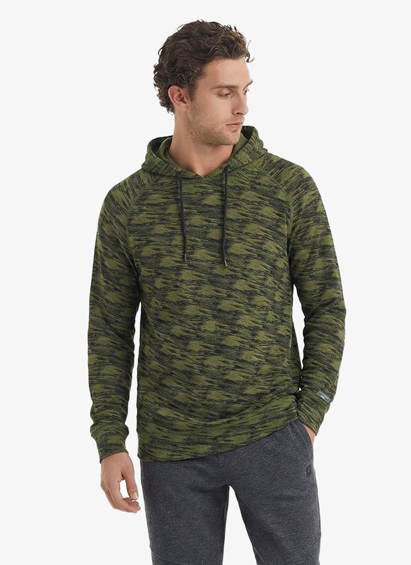 Erkek Termal Sweatshirt 2. Seviye 7579 - Baskılı - Blackspade