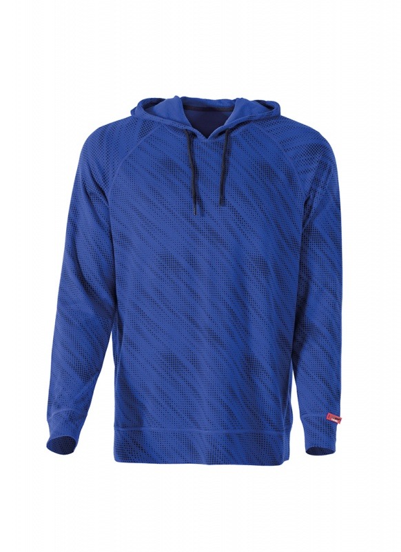 Erkek Termal Sweatshirt 2. Seviye 7579 - Mavi Desenli - 1