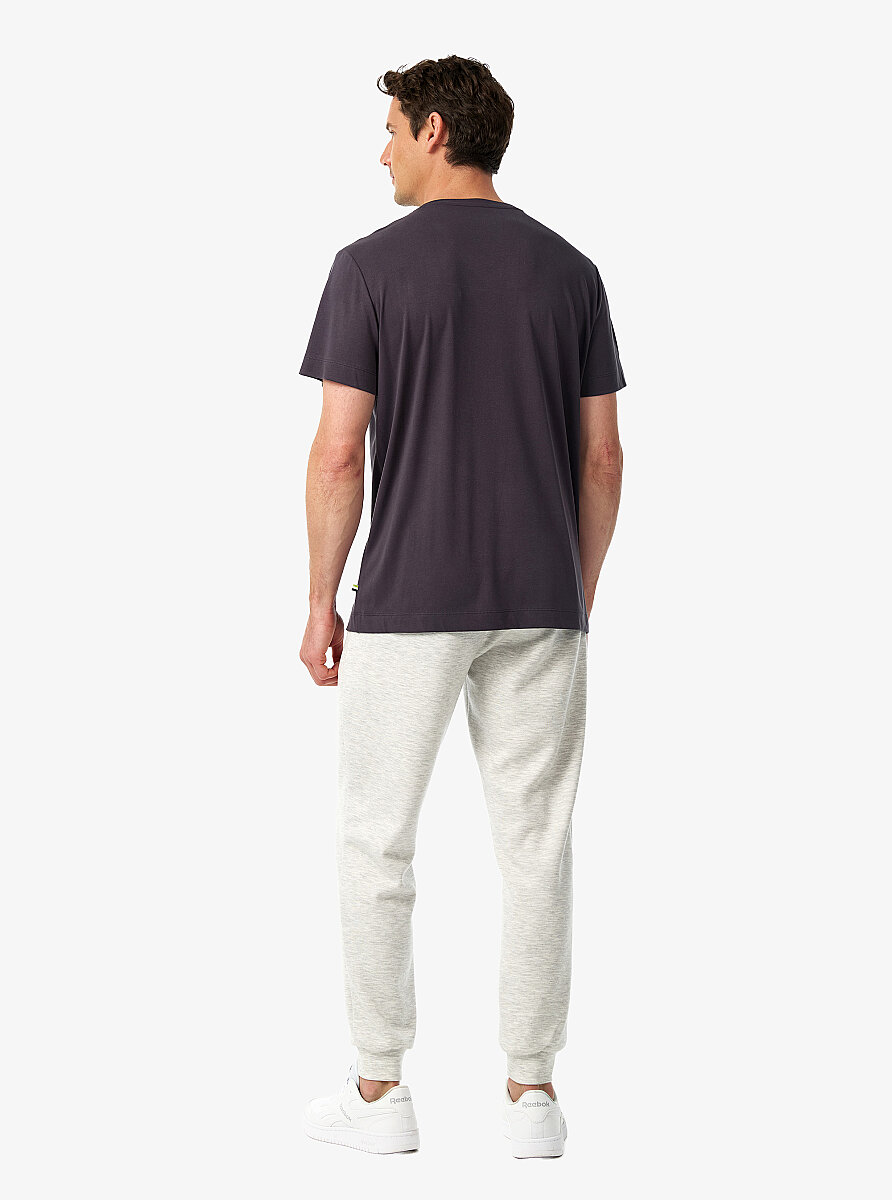 Erkek V Yaka T-Shirt 41014 - Antrasit - 3