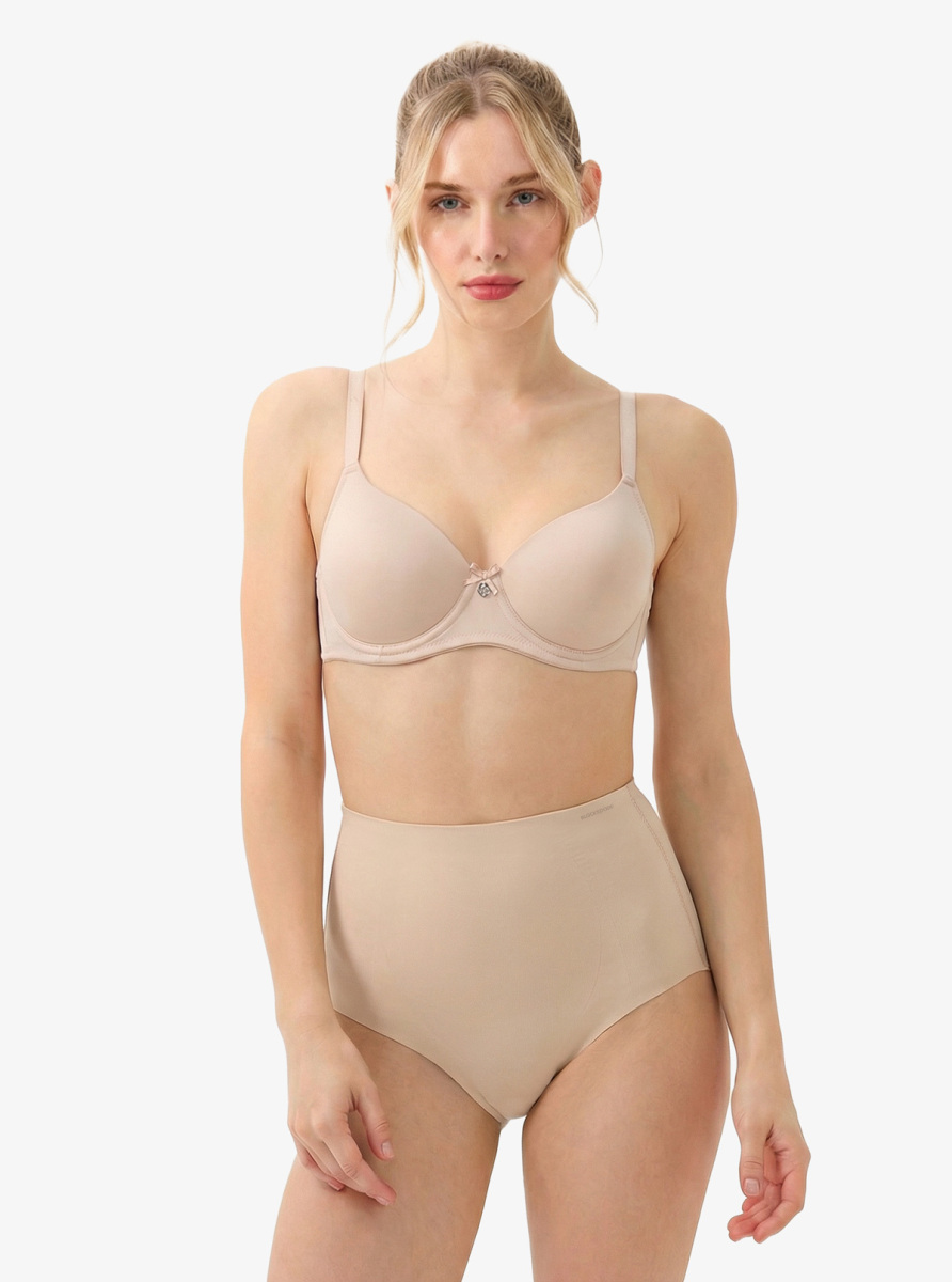 Dolgulu Push-up Sütyen Essential 3004 - Ten - Blackspade (1)