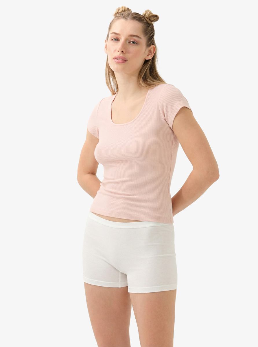 Kadın Boxer Essential 1301 - Beyaz - 5