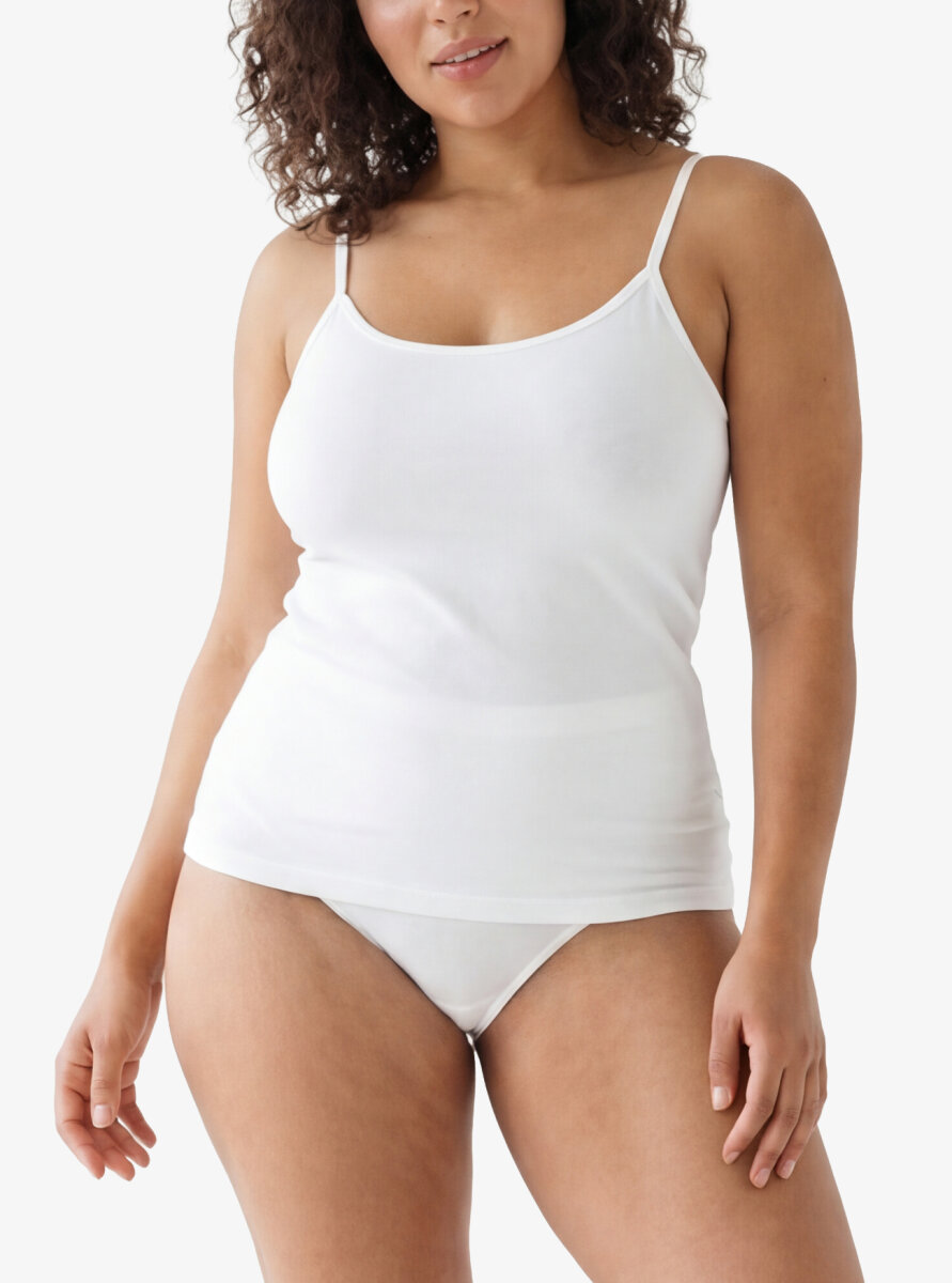 Kadın İnce Askılı Atlet Essential 1951 - Beyaz - Blackspade