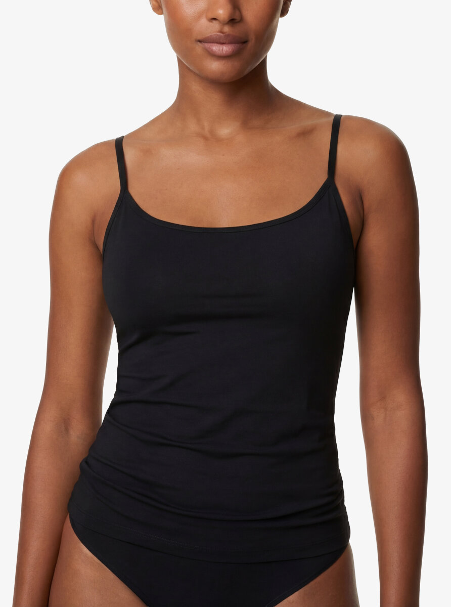 Kadın İnce Askılı Atlet Essential 1951 - Siyah - 1