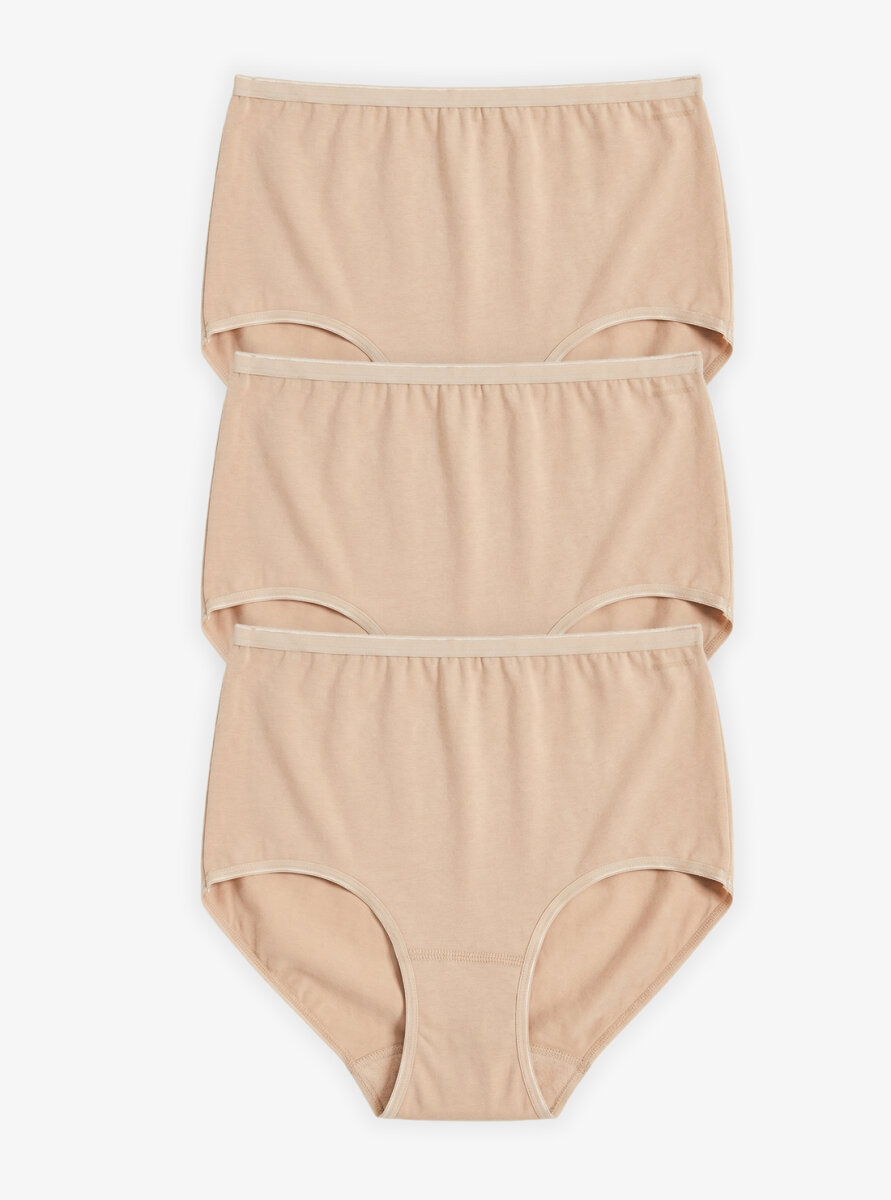 Kadın Külot 3'lü Paket Essential 1577 - Ten - 4