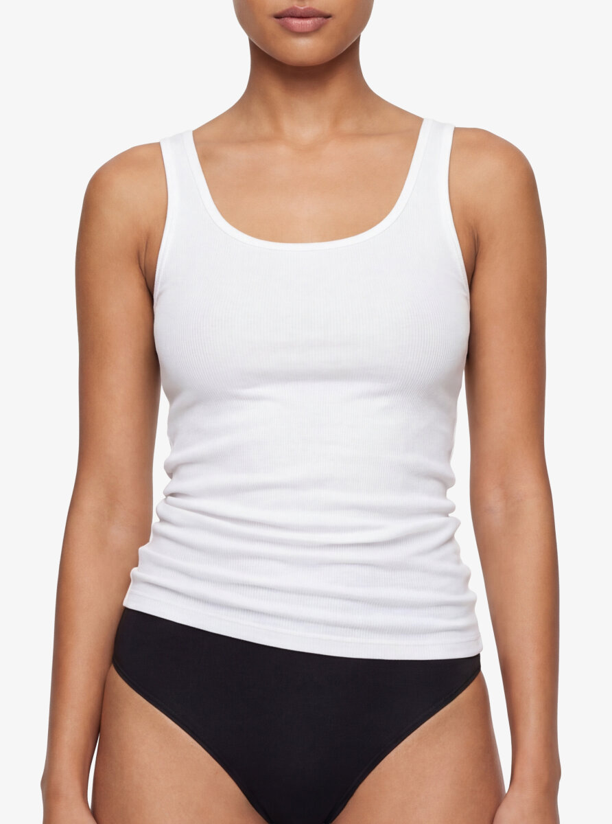 Kadın Atlet Fine Rib 1614 - Beyaz - 1