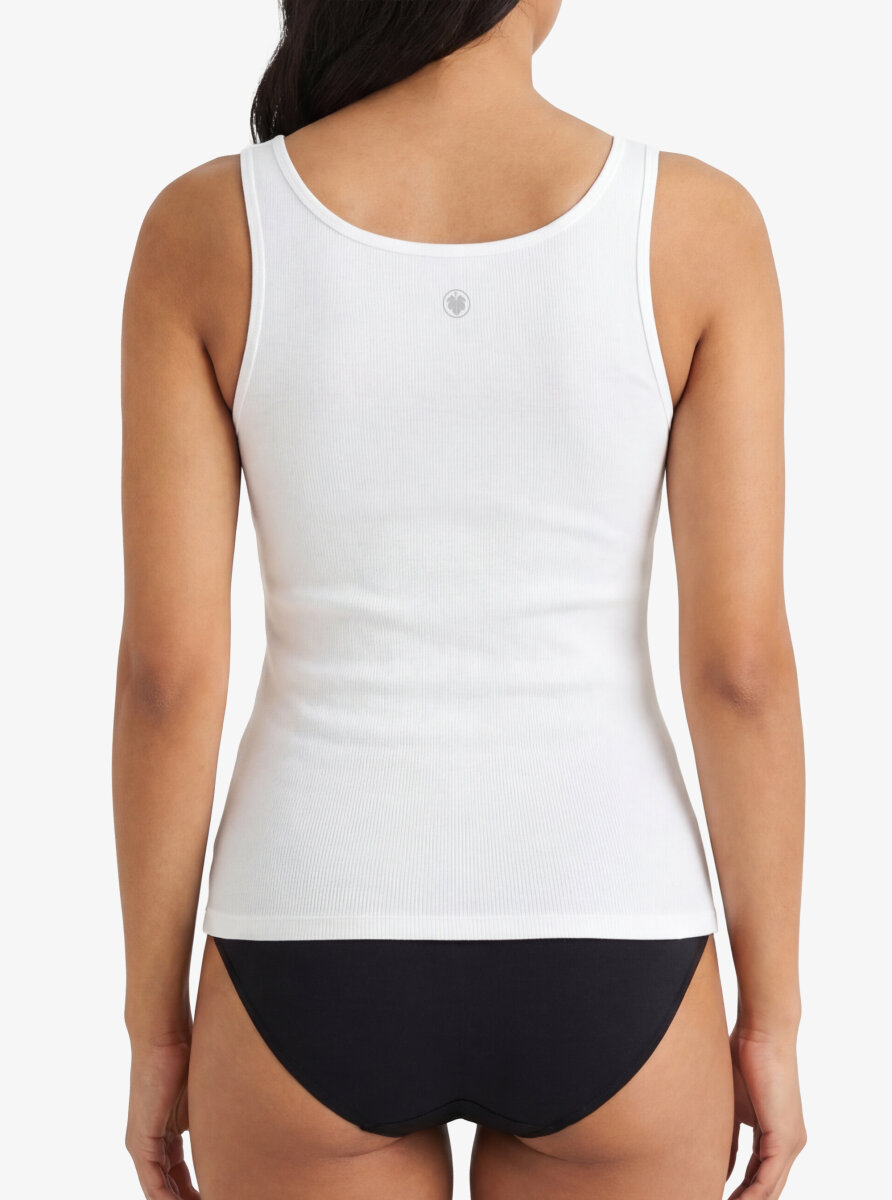 Kadın Atlet Fine Rib 1614 - Beyaz