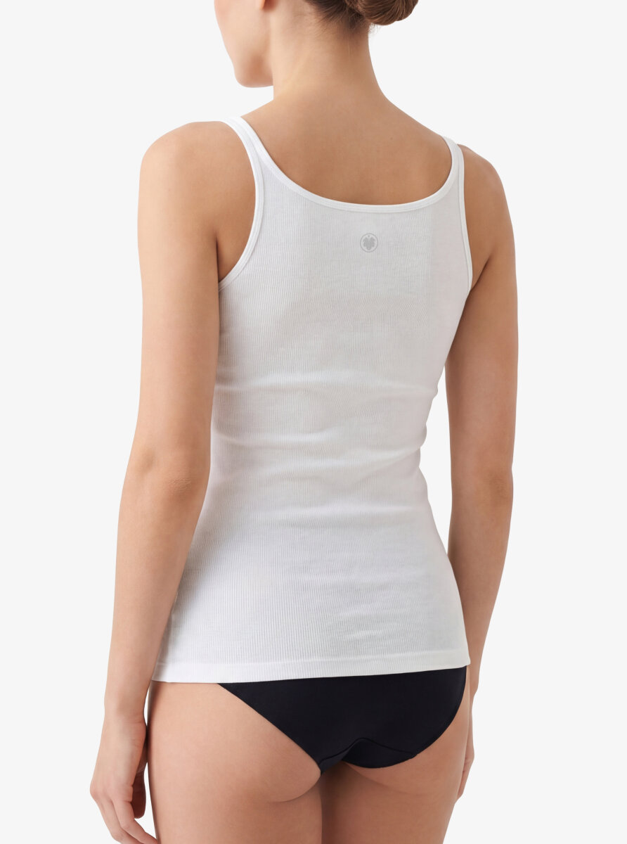 Kadın Atlet Fine Rib 1615 - Beyaz - 2