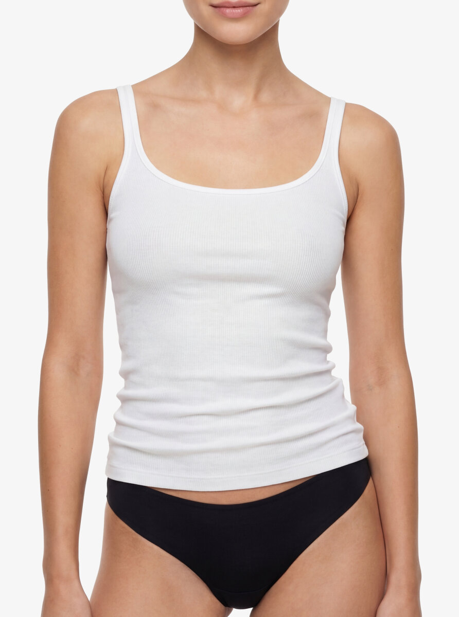 Kadın Atlet Fine Rib 1615 - Beyaz - 1