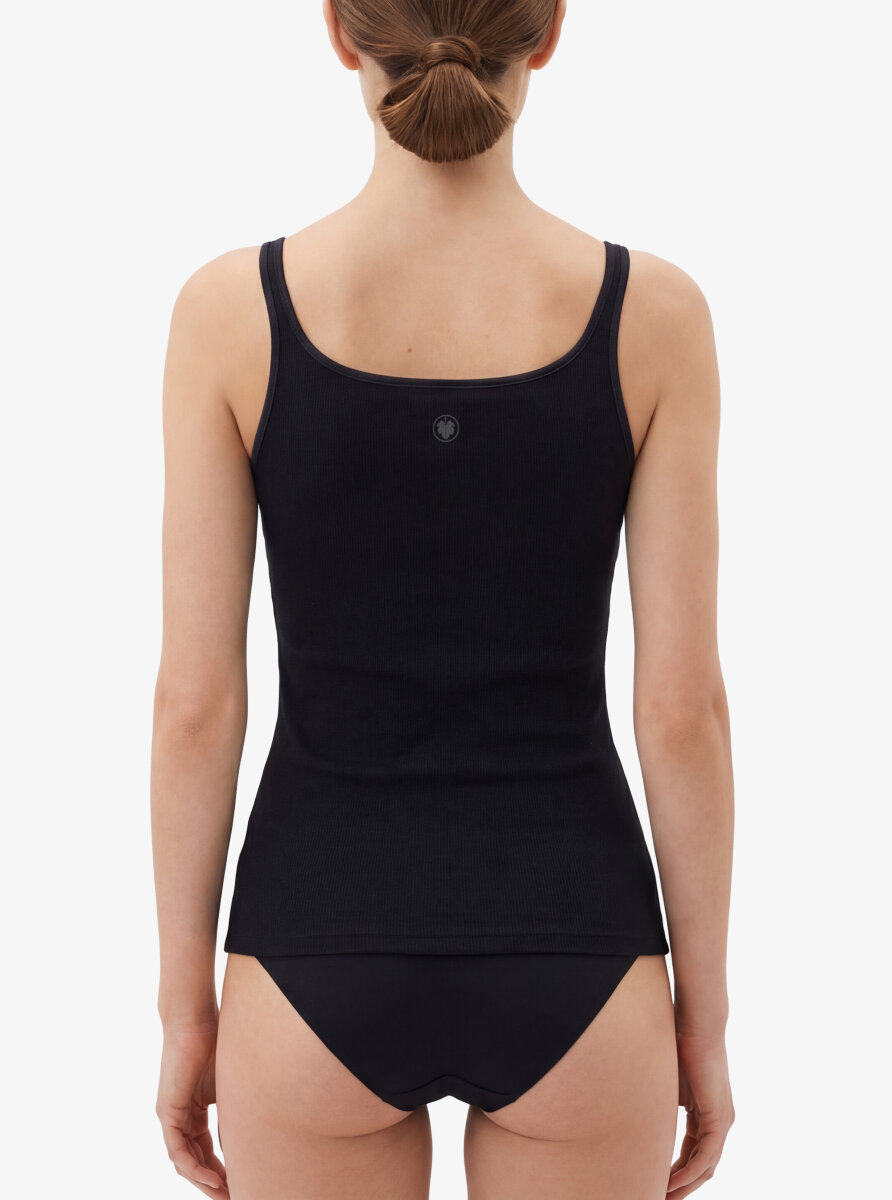 Kadın Atlet Fine Rib 1615 - Siyah - 2