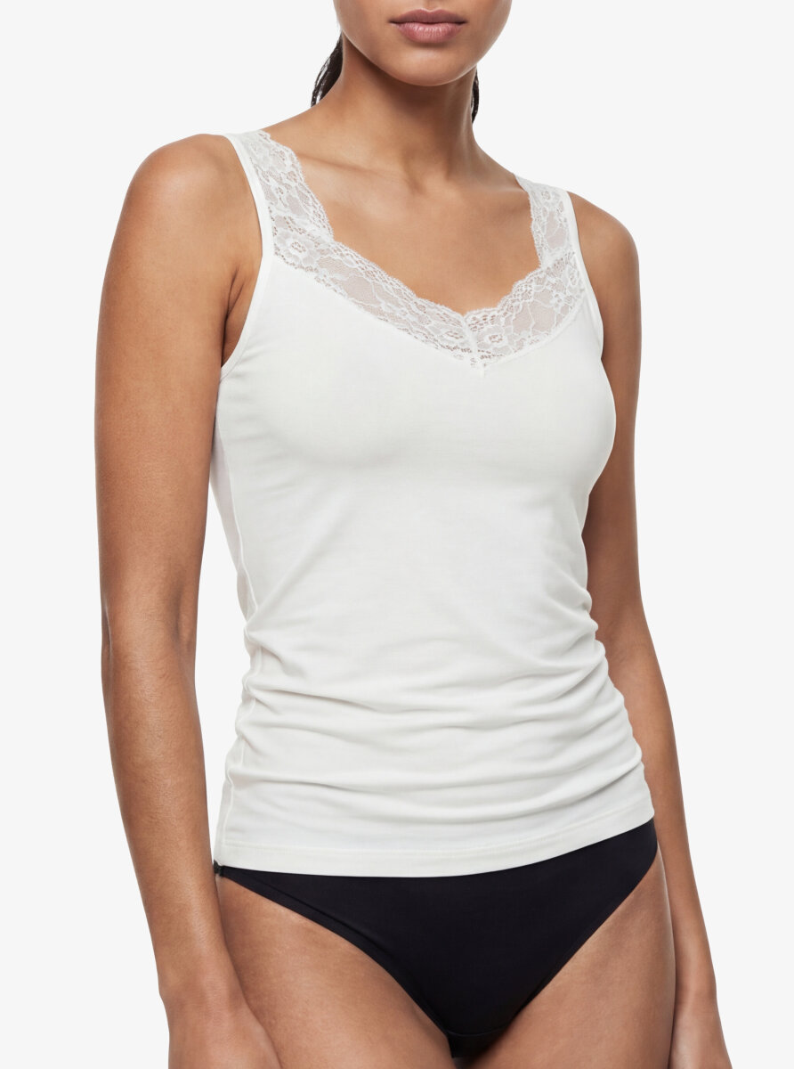 Kadın Modal Elastan Atlet 1343 - Beyaz - 1