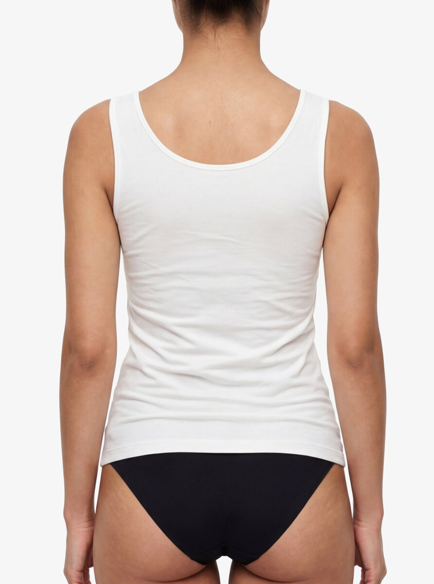 Kadın Modal Elastan Atlet 1343 - Beyaz - 2