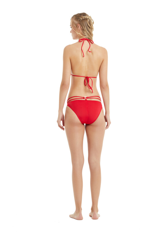 Kadın Bikini Alt 10148 - Kırmızı - Blackspade (1)